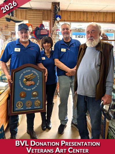 Donation to Veteran's Art Center 2026